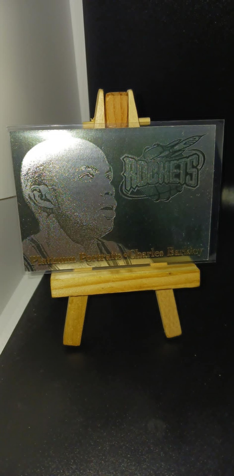 CHARLES BARKLEY HOUSTON ROCKETS 1996-97 Fleer Metal Platinum Portraits #1