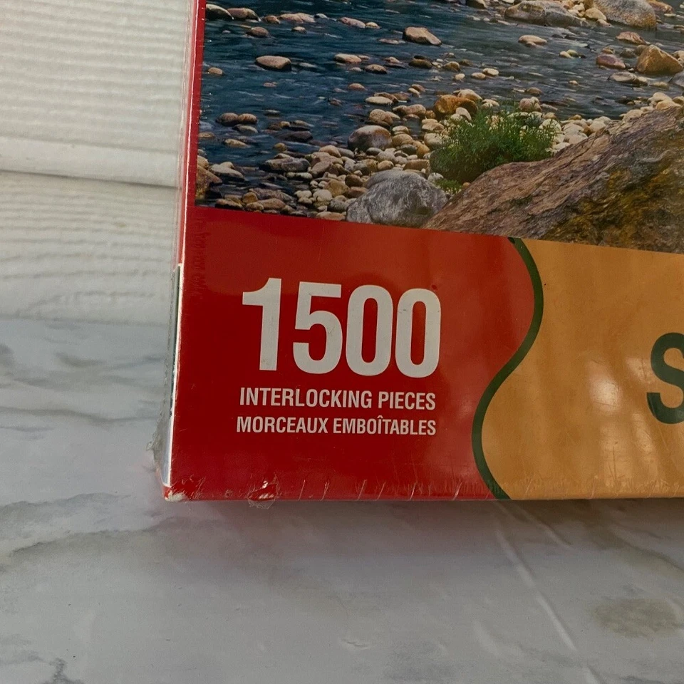 Quebra-cabeça Springbok colorido travessia 1500 peças intertravamento NOVO lacrado - Imagem 2 de 4