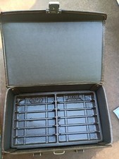 Vintage BMI Beaux Merson 12 Cassette Tape Storage Carrying Case Holder Brown