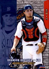 2015 Brooklyn Cyclones Choice #6 Brandon Brosher Spring Hill Florida FL Card