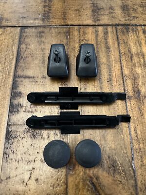 OE BMW E30 Coupe Seat Belt B Pillar Bar Clip Trim Cover Cap Set 84-91 318i 325i