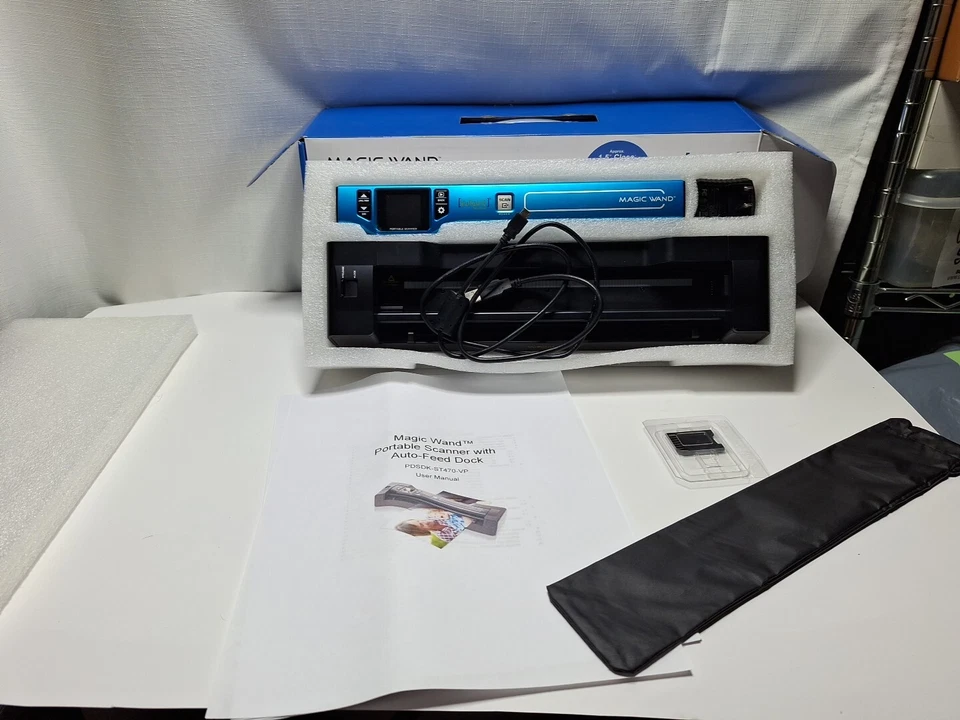 VuPoint Magic Wand Portable Scanner with Auto-Feed Dock PDSDK-ST470T-VP Open Box - Image 2 of 4