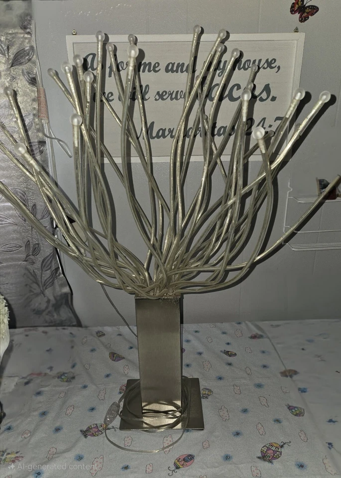 Винтажный 80-х IKEA Stranne светодиодный из нержавеющей стали Medusa щупальца настольная лампа полностью функциональный - Изображение 3 из 4