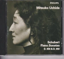 Schubert: Mitsuko Uchida Piano Sonatas D.958 & D.959  1998 Philips CD