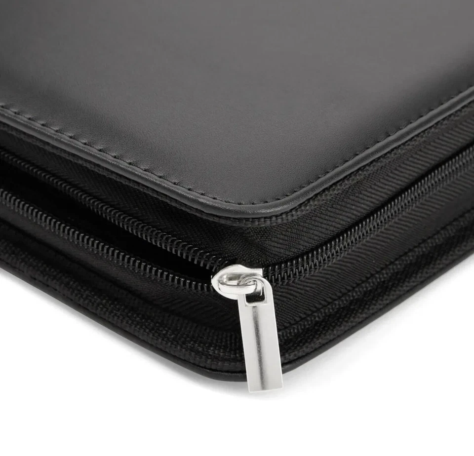 Carpeta de bolsillo para tarjetas 360 con cremallera 9 bolsillos carpeta de álbum de tarjetas coleccionables, azul Foto 2 de 4