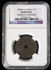 FRENCH INDO-CHINA, Cent, 1906 A Bronze, NGC AU DETAILS BEAUTIFUL TONING! — photo 2
