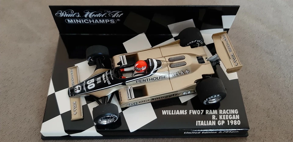 Minichamps 1/43 Williams FW07 Rupert Keegan-Italian G.P. 1980 (Lim.Ed.2784 pcs.) - Immagine 2 di 4