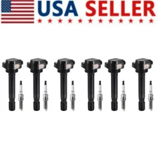 6pcs Ignition Coil & Spark Plug For 2008-2017 Honda Odyssey 3.5L V6 UF603 C1624
