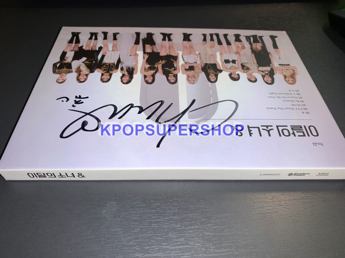 Loona 4th Mini Album & CHUU Autographed Signed CD Great No