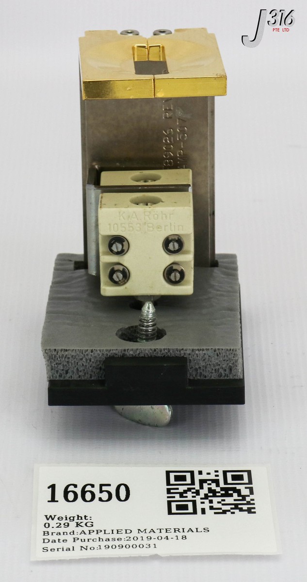 16650 APPLIED MATERIALS BASE LAMP SLED ASSY W/O HALOGEN 0020-89026