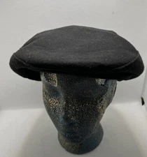 Men’s Capas Headwear New York Newsboy USA Flat Cap Snap Brim Cabbie Cap Sz Large