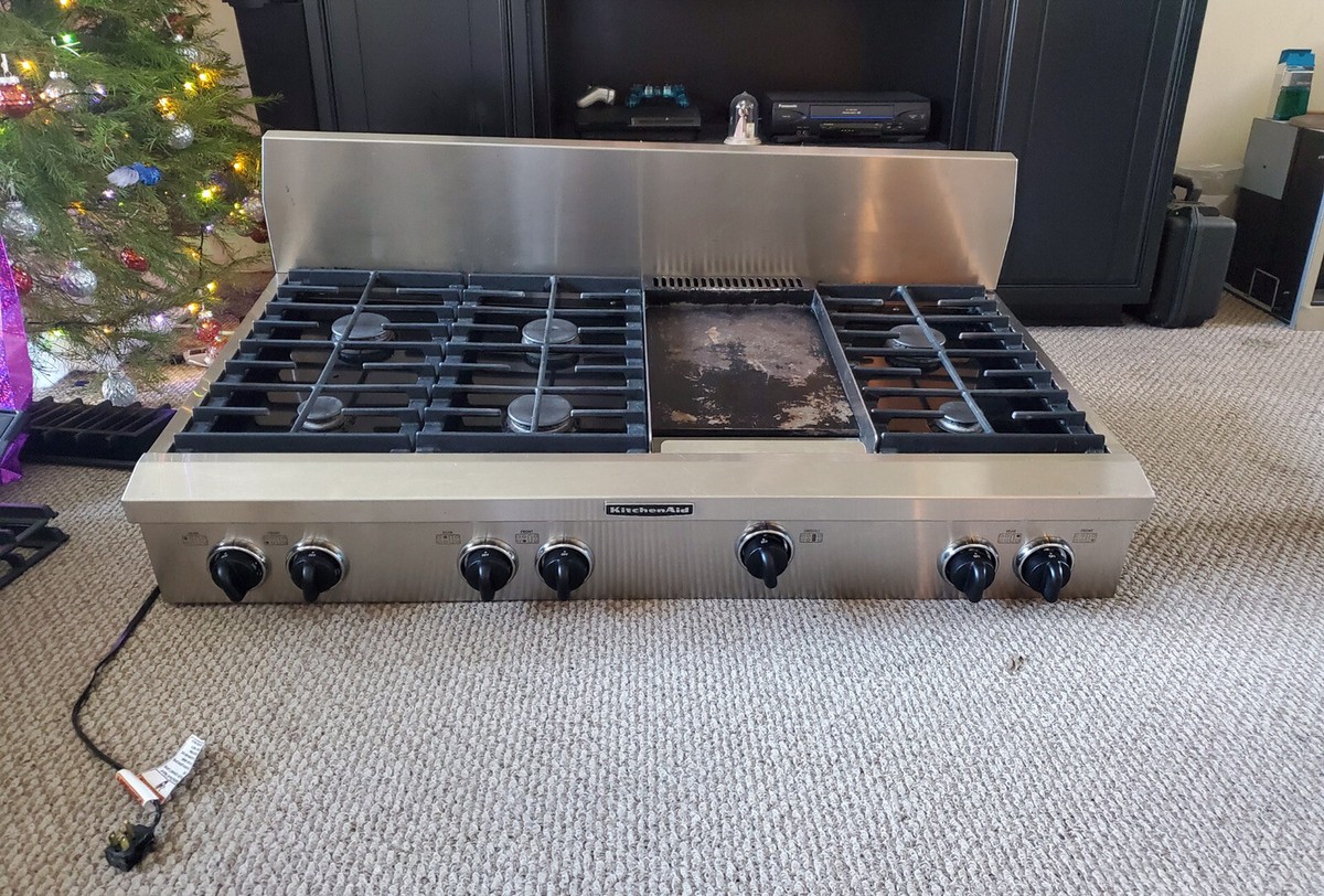 With Griddle Kitchenaid Burner Gas Stove Top Kitchenaid Range Top