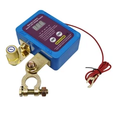 Car Remote Battery Disconnect Switch 12V 240A Kill Switch LED Voltage Display