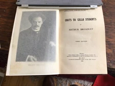 Chats to 'Cello Students, Arthur Broadley, 1923 Strad Library VII