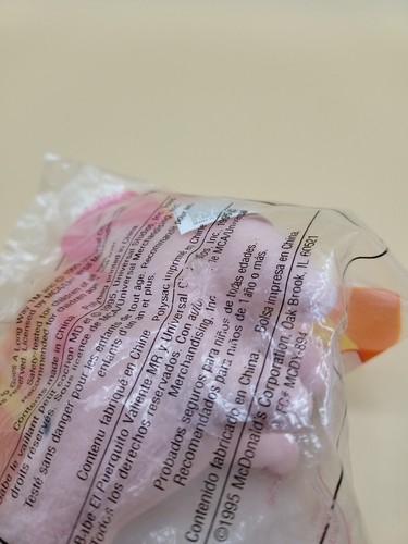 1995 McDonald's Happy Meal Toy Babe A Little Pig Goes A Long Way Babe Plush #1 - Picture 13 of 15