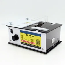 Mini Table Saw Handmade Woodworking Bench DIY Hobby Model Crafts Cutting Tool