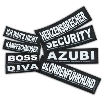 Julius K 9  Klettsticker Gr.S für Powergeschirr Original Reflektierend