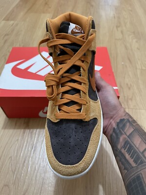 Nike Dunk High PRM “Dark Russet” (Dark Curry) Mens Sz 8.5 DD1401