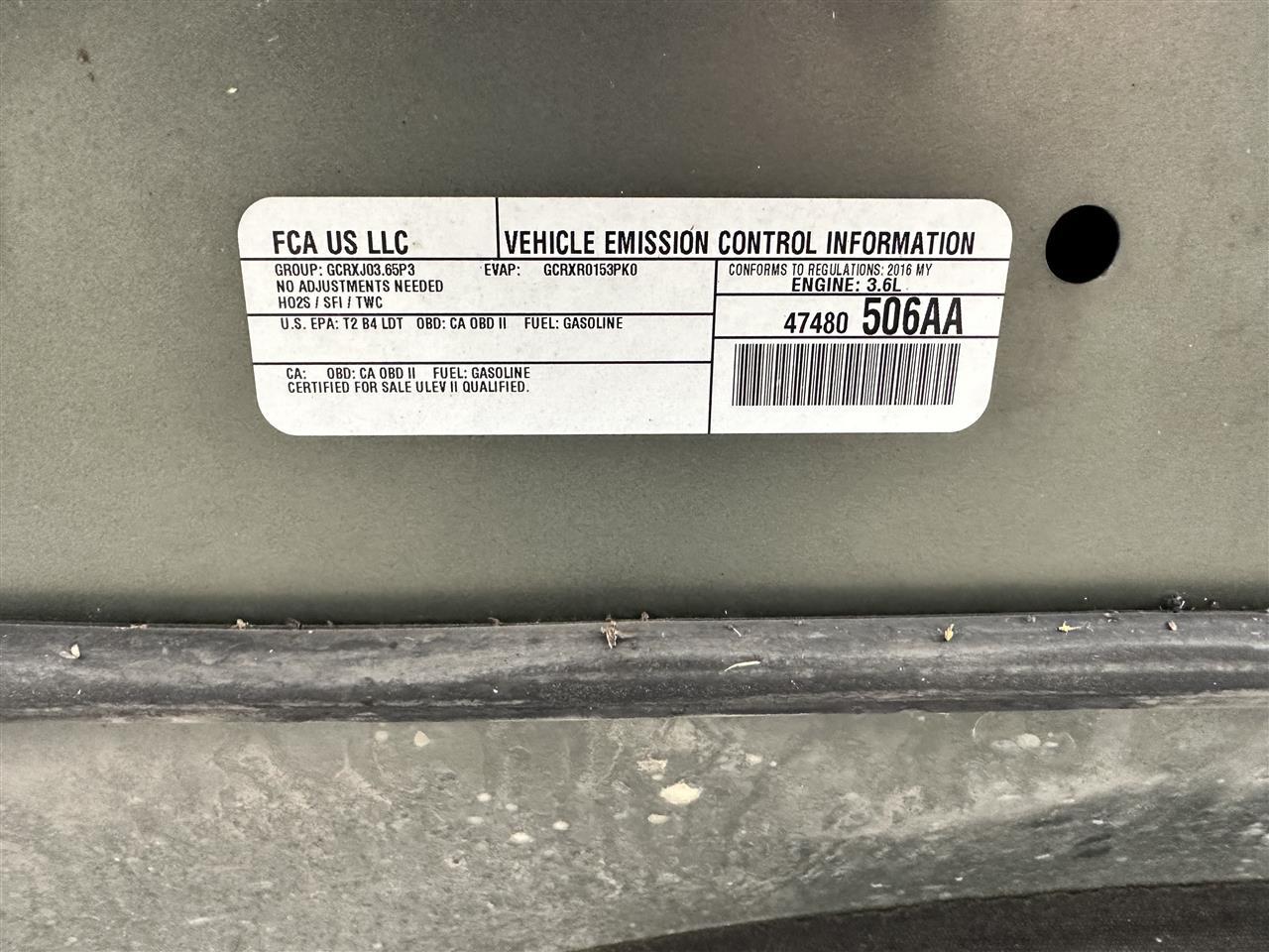 Used Rear Right Door Glass Rear fits: 2016 Dodge Journey privacy tint Rear Right