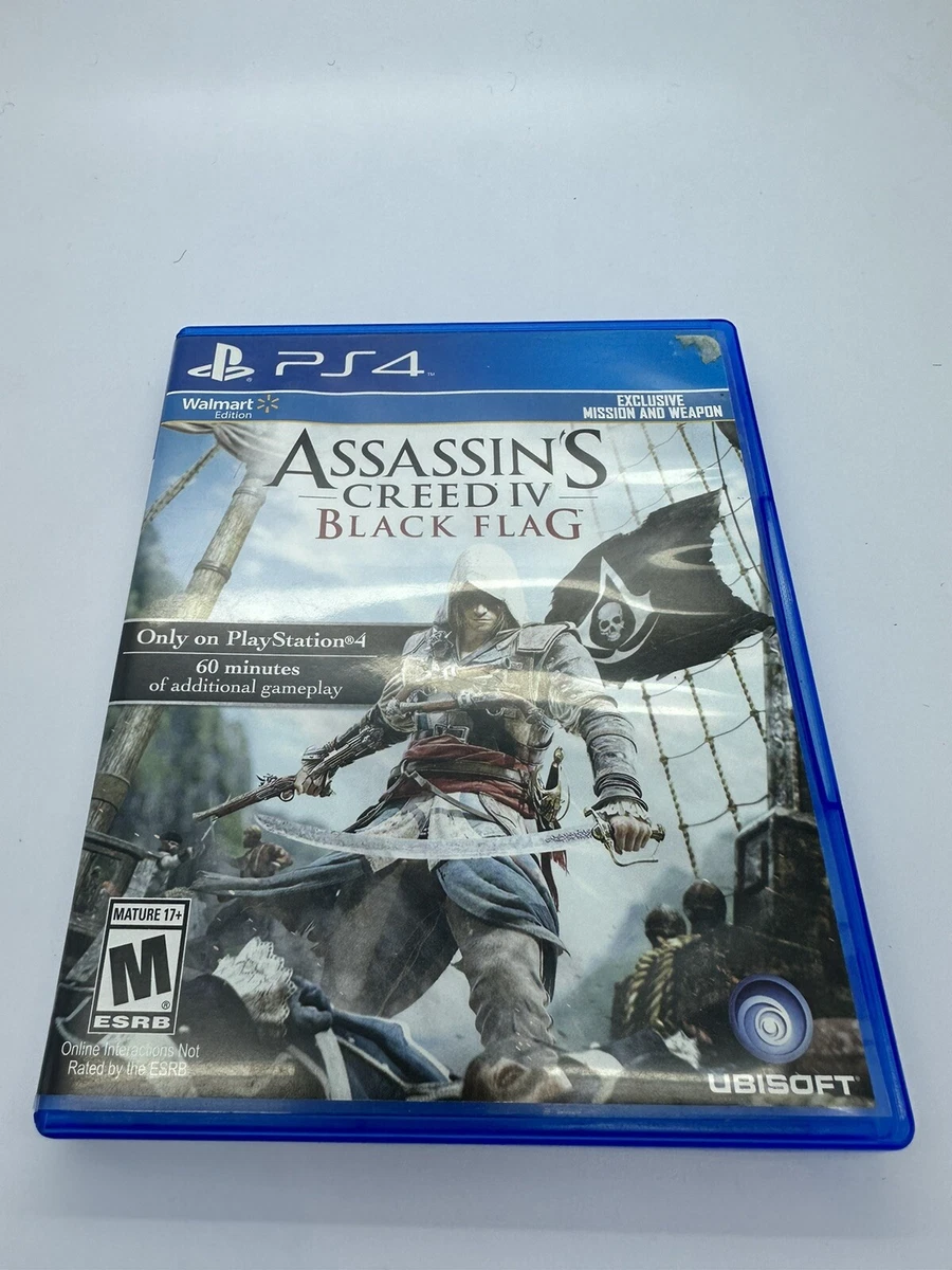 PS4 Assassin s Creed IV Black Flag Walmart Edition Complete in Box CIB