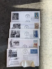 Lot of "First Issue" US and Canadian Postage Stamps 1961-1966 approx 77