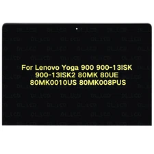 13.3" For Lenovo 900-13ISK 80MK 80UE QHD LCD Touch Screen Display Assembly Bezel