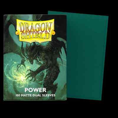 Dragon Shield Dual Matte Sleeves Power 100 Trading Card Zubehör Arcane Tinmen