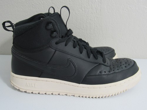 Nike Men’s Court Vision Mid Winter Shoes Size 8 Black Phantom DR7882-002 - Picture 6 of 14