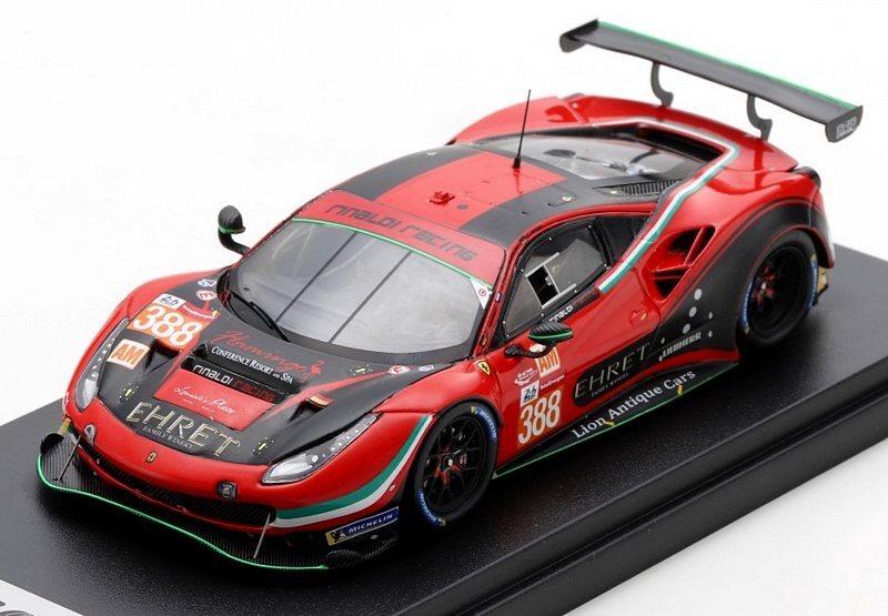 Ferrari 488 GTE Evo Rinaldi Le Mans 2021 Ehret-Hook-Bleek 1:43 Looksmart LSLM133