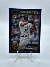 Alika Williams 2024 Topps Series 1 RC #265 Royal Blue Border Pittsburgh Pirates