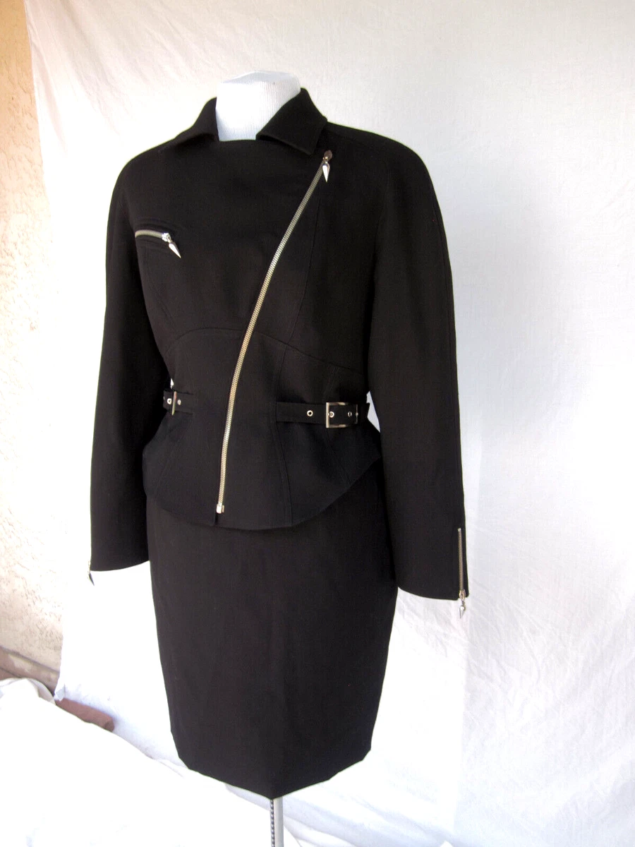 Thierry Mugler 黑色套装和套装分开女| eBay