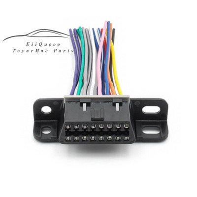 16 Pin OBD2 Female Connector & Cables J1962F OBD II Car Automotive Adapter Plug