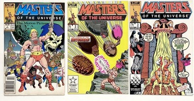 Masters Of The Universe - Motion Picture Adaptation #1 1987 - #2 & 3 1986 Marvel