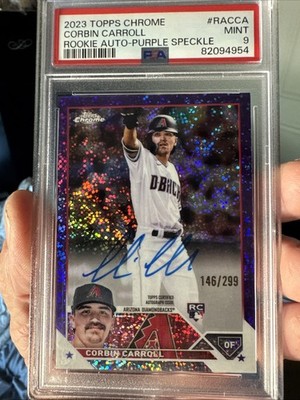 2023 Topps Chrome - Rookie Autographs Corbin Carroll Purple/299🔥