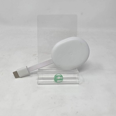 Google Chromecast GZRNL 4K UHD Media Streamer White