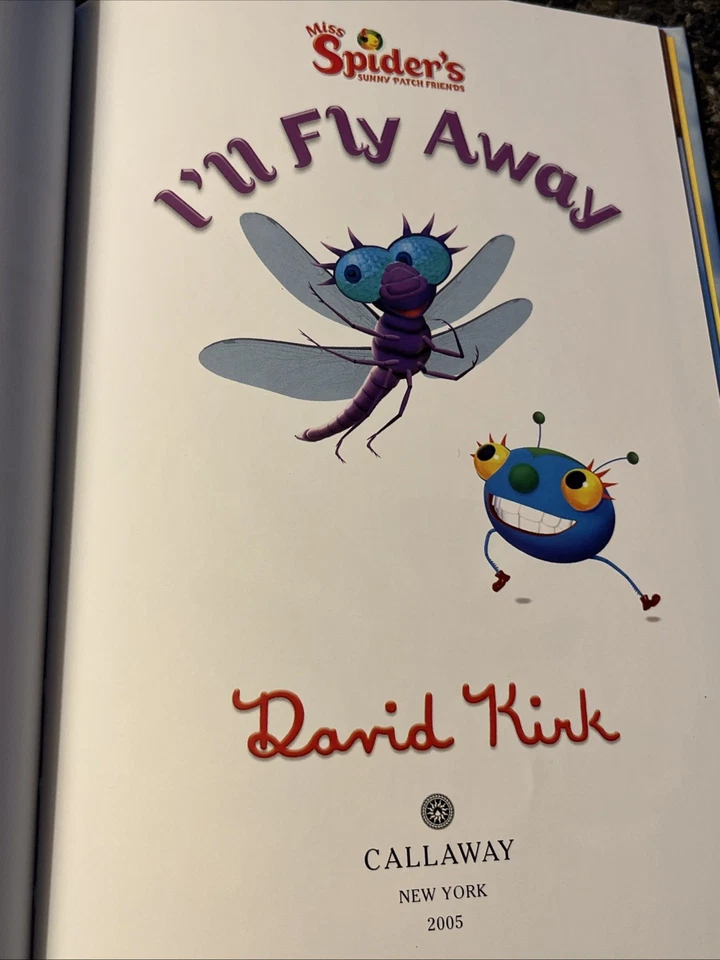 Miss Spider’s Sunny Patch Friends I’ll Fly Away David Kirk HC Children’s Book - Image 4 of 4