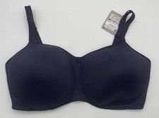 Amoena Mara SB Mastectomy Bra Pockets Dark Blue Wire-Free 44416 42DD