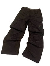 Helly Hansen Black Baggy Ski Trousers, Size Medium, Rare, Unisex Great, Hyvent.