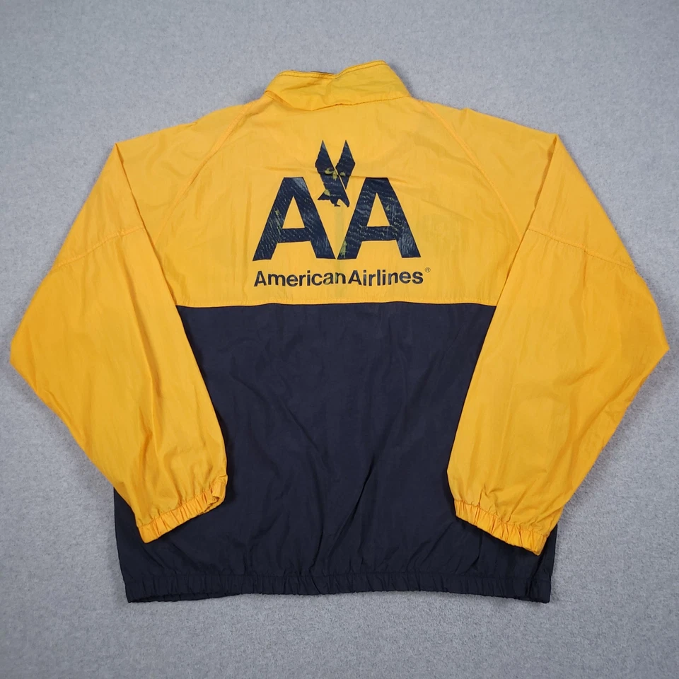 Chaqueta cortavientos vintage Chicago Marathon para hombre XL amarilla azul New Balance años 90 Foto 2 de 4