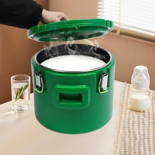 15L Stainless Steel Insulated Barrel with Handle for Hot & Cold Food Storage