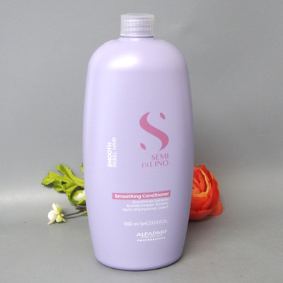 With Pump Alfaparf Semi Di Lino Smoothing Conditioner 33.8oz / 1000ml