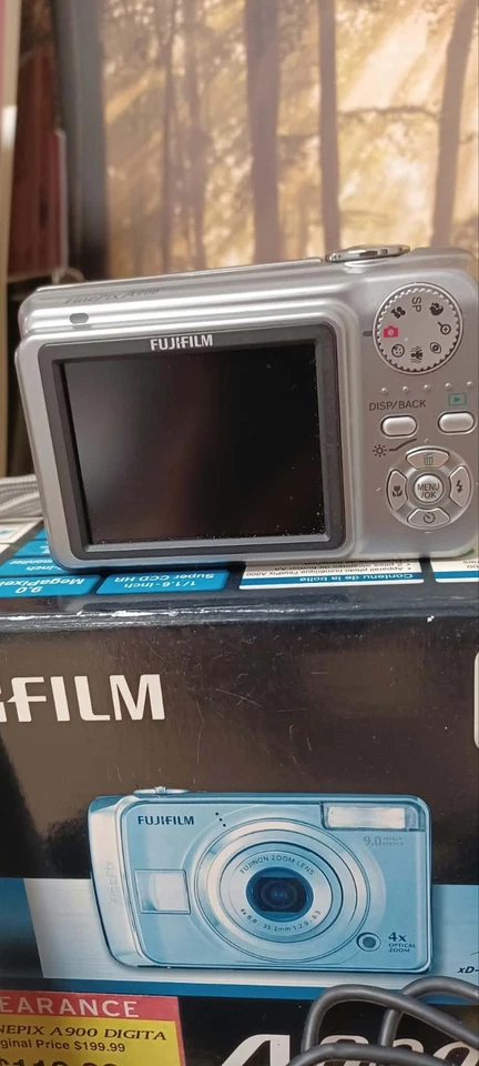 Fujifilm FinePix A Series 2xA900 9.0MP Digital Camera - Silver, photo 4 of 4