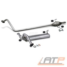 SCHALLDÄMPFER SET FÜR CITROEN C1 2 PEUGEOT 108 TOYOTA AYGO B4 1.0 +VTi AB 2014