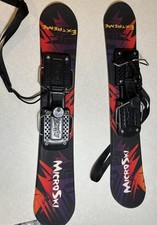 New Microski Extreme Original Skiboards Snow Blade Skis 68cm Rare Vintage Mib