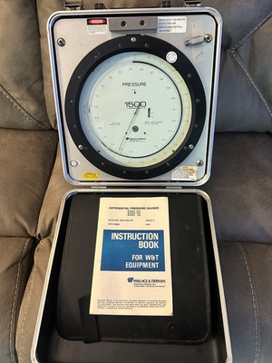 #ad #ad Wallace amp; Tiernan Model 62A 4A 0005 Pressure Gauge in Hard Case $69.99