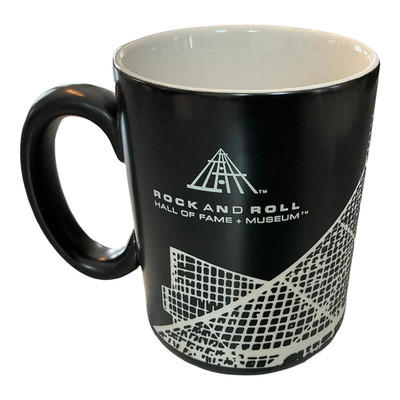 Rock and Roll Hall of Fame Museum Souvenir Coffee Cup I.M. Pei Architecture