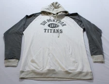 University of Wisconsin Oshkosh Titans Mens J. America Hoodie NC3 White Size 2XL