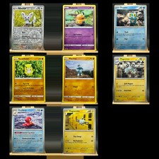 8 Card Yuka Morii Pokemon Trading Card Game Lot - Lost Origin Vivid Voltage 151