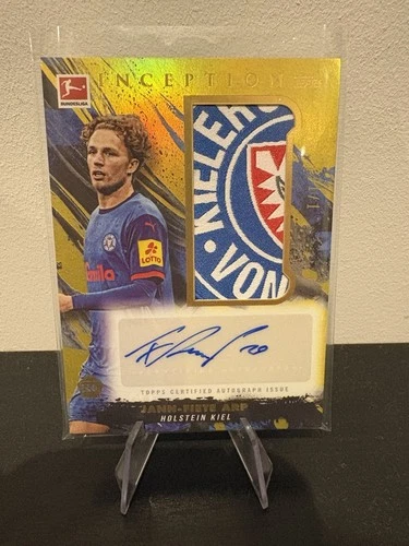 1/1 Jann-Fiete Arp Rookie Club Crest Autograph Patch Card Bundesliga Inception