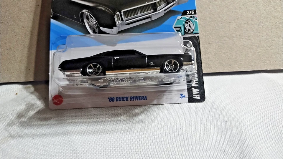 2025 Hot Wheels 66' Buick Riviera HW Modified Series #2/5 Black Diecast Must See - Image 2 of 2